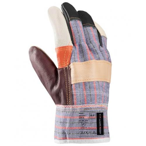 Kombinované rukavice ARDONSAFETY/ROCKY 10/XL DOPRODEJ 10