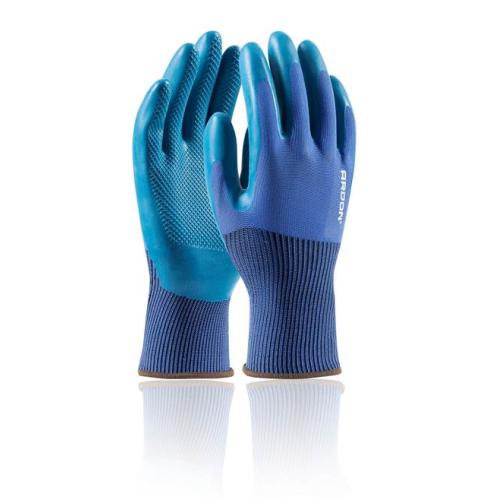 Máčené rukavice ARDON®GREEN TOUCH 07/S - s prodejní etiketou - fialová 07-SPE