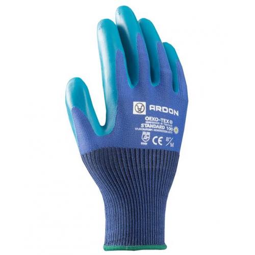 Máčené rukavice ARDON®GREEN TOUCH 07/S - s prodejní etiketou - fialové 08