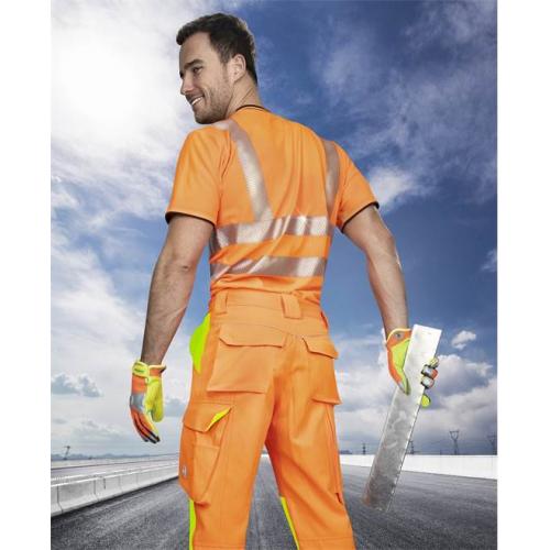 Reflexní kalhoty ARDON®SIGNAL prodloužené oranžová  - DOPRODEJ XL