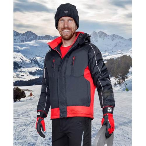 Zimní bunda ARDON®ARPAD černo-červená XL