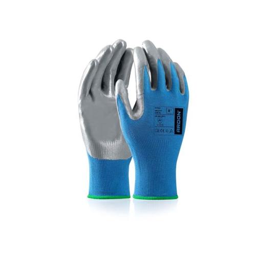 Máčené rukavice ARDON®NITRAX 07/S 10-SPE