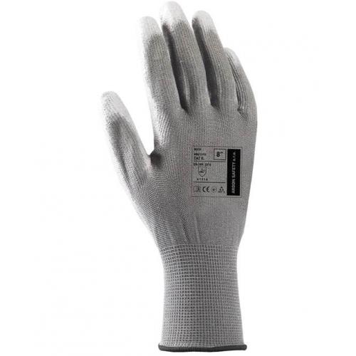 Máčené rukavice ARDONSAFETY/BUCK GREY 06/XS - šedá 06