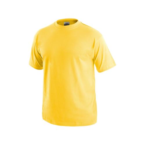 Tričko CXS DANIEL, krátký rukáv, žluté, vel. XL