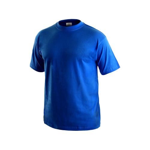 Tričko CXS DANIEL, krátký rukáv, středně modré, vel. 3XL