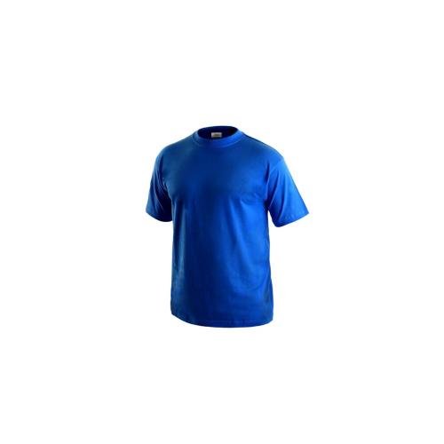 Tričko CXS DANIEL, krátký rukáv, středně modré, vel. 4XL