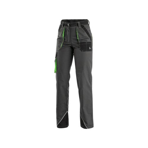 Kalhoty do pasu SIRIUS AISHA, dámské, šedo-zelené