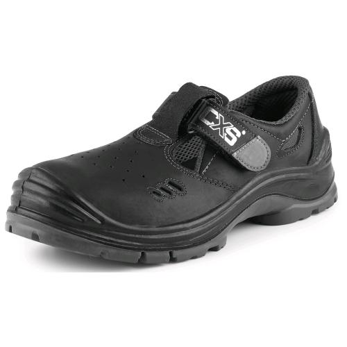 Obuv sandal SAFETY STEEL IRON S1, černý