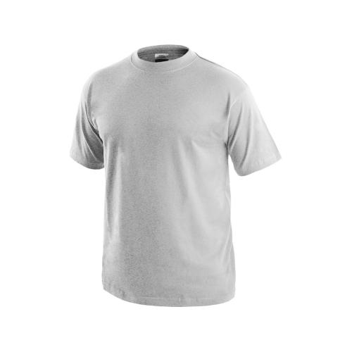 Tričko CXS DANIEL, krátký rukáv, světle šedý melír, vel. XL