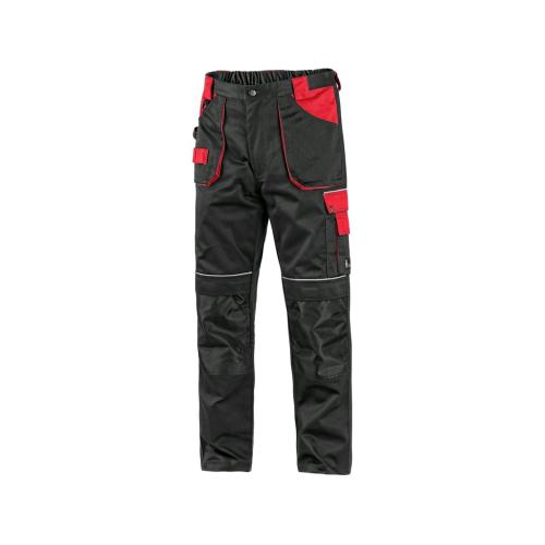 Kalhoty do pasu ORION TEODOR, pánské, černo-červené