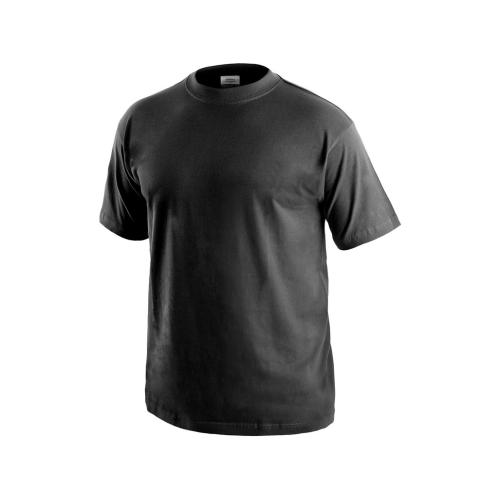 Tričko CXS DANIEL, krátký rukáv, černé, vel. XL