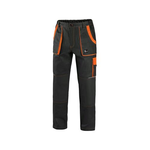 Kalhoty do pasu LUXY JOSEF, pánské, černo-oranžové