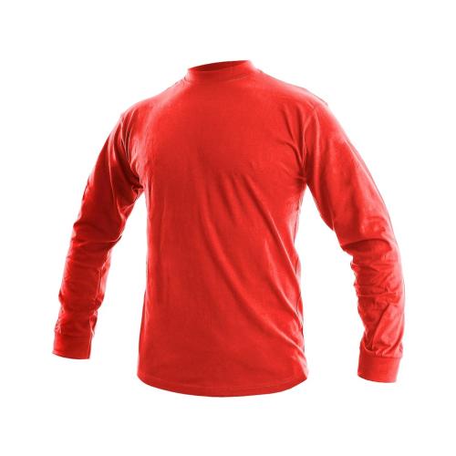 Tričko CXS PETR, dlouhý rukáv, červené, vel. M