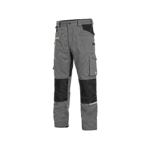Kalhoty  STRETCH, pánské, šedo-černé