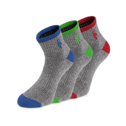 Ponožky PACK, šedé, 3 páry