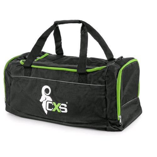 Sportovní taška , černo - zelená, 60 x 30 x 30 cm