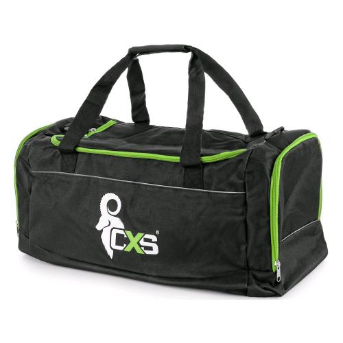 Sportovní taška , černo-zelená, 75 x 37,5 x 37,5 cm