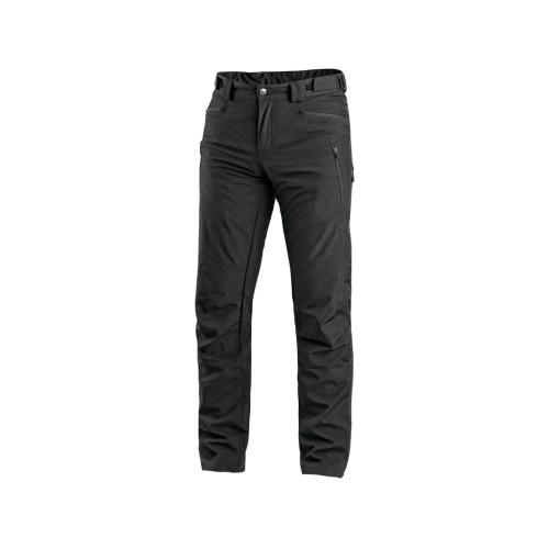 Kalhoty AKRON, softshell, černé