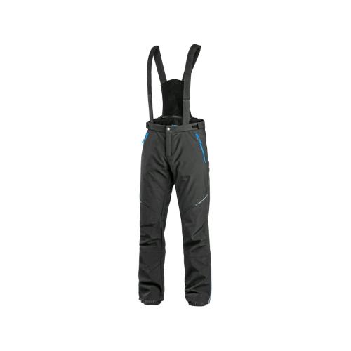 Kalhoty CXS TRENTON, zimní softshell, pánské, černo-modré, vel. 56