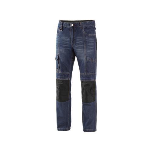Kalhoty jeans NIMES I, pánské, modro-černé, vel. 46