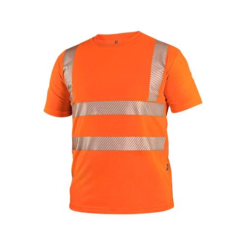 Tričko CXS BANGOR, výstražné, pánské, oranžové, vel. XL