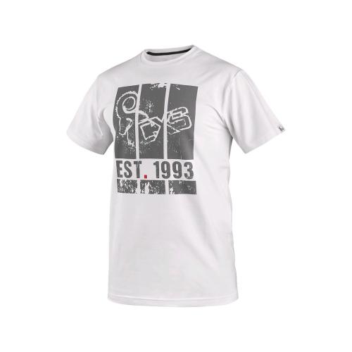 Tričko CXS WILDER, krátký rukáv, potisk CXS logo, bílé, vel. M