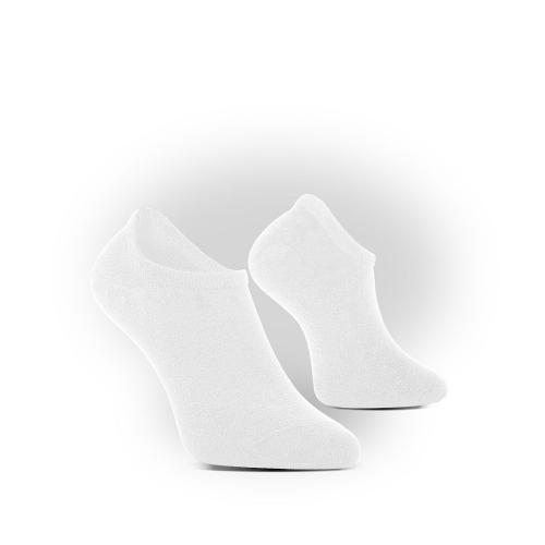 Bambusové ponožky bílé - ultrashort 35-38
