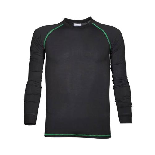 Funkční tričko s dlouhým rukávem ARDON®TRIP černo-zelená 2XL